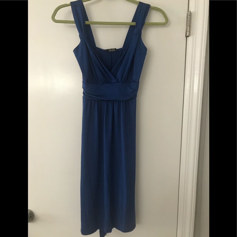 Royal blue dress